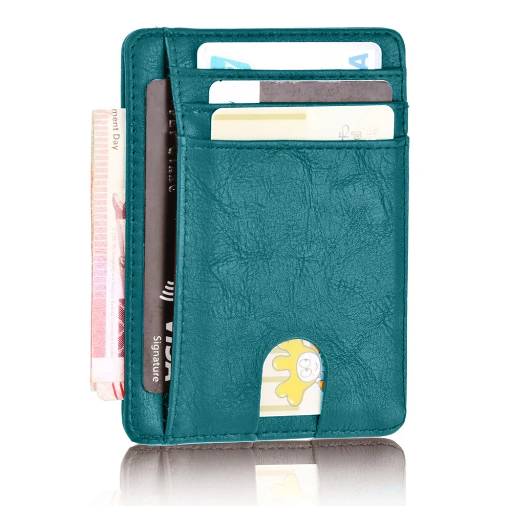 

YUECIMIE Slim RFID Blocking Microfiber Leather Wallet Credit ID Card Holder Purse Thin Money Case for Men Women 2023 Fashion Bag
