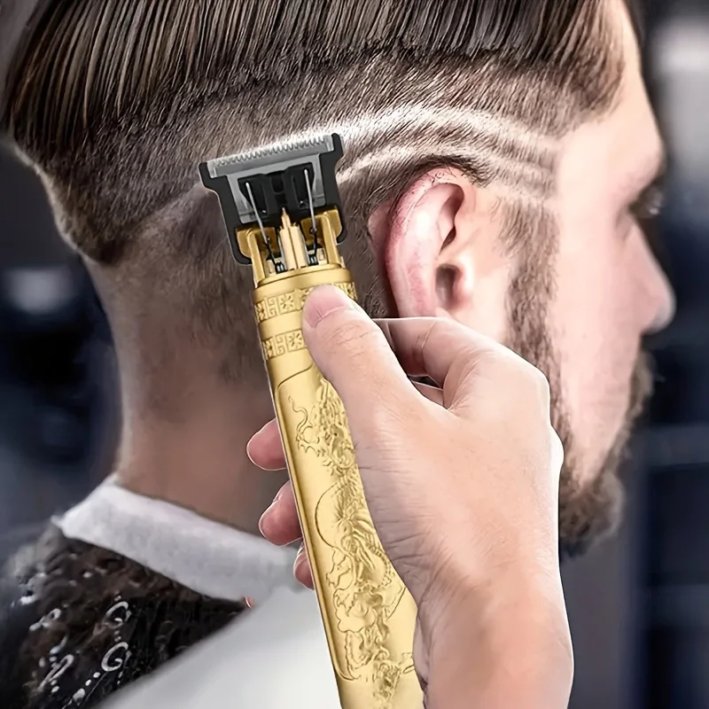 High-Power Electric Clippers Barbershops Shaving And Trimming USB Charging