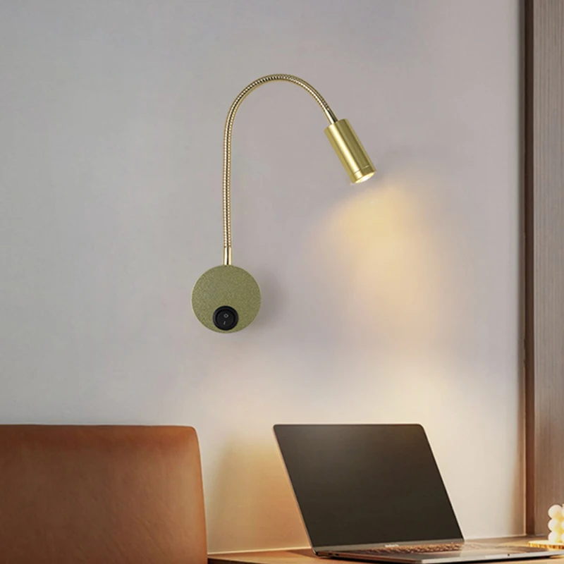 3W LED Wall Lamp For Reading Bedroom Bedside
