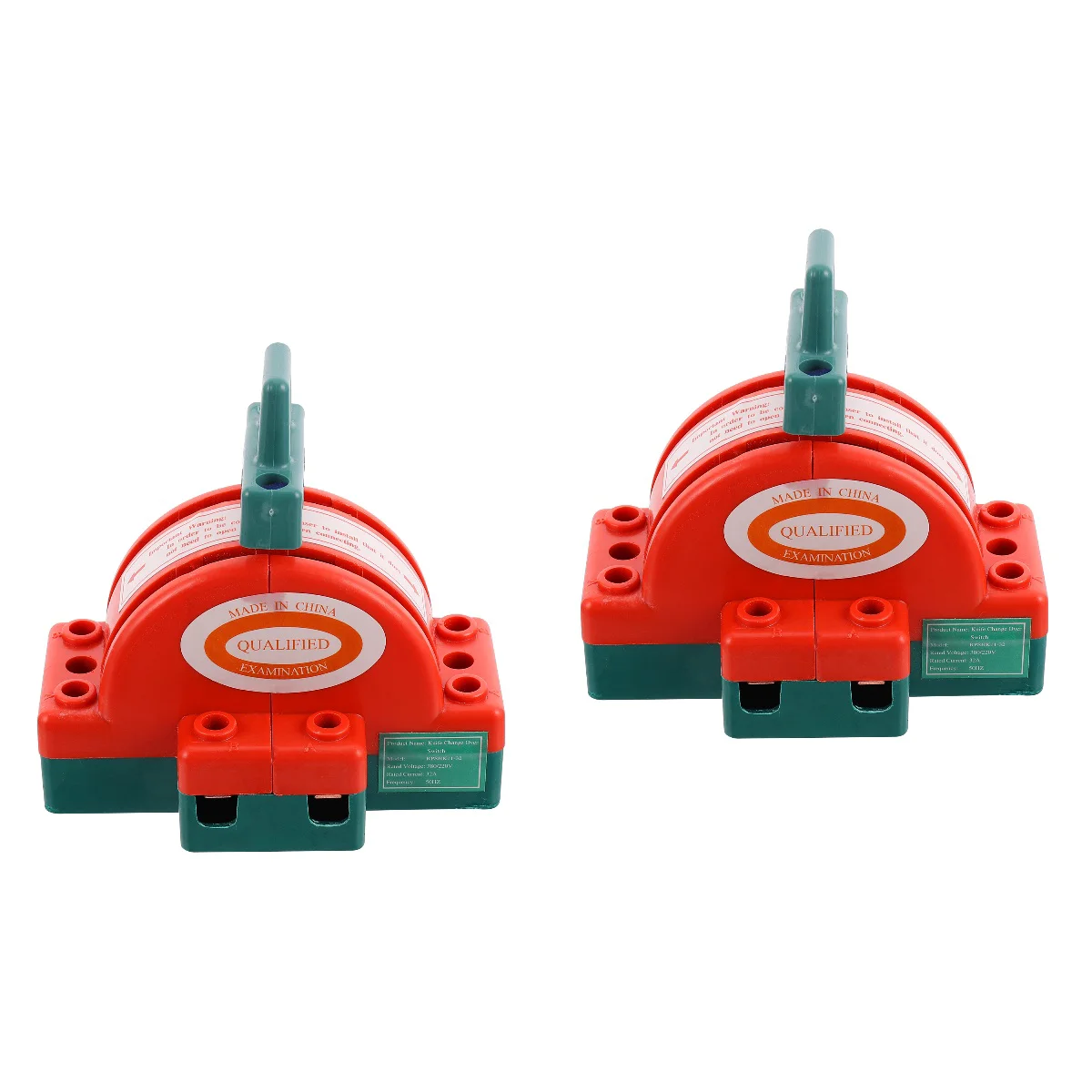 

2 шт. 2-полюсный отключающий переключатель, двойной силовой медный размыкатель, полукруглый переключатель