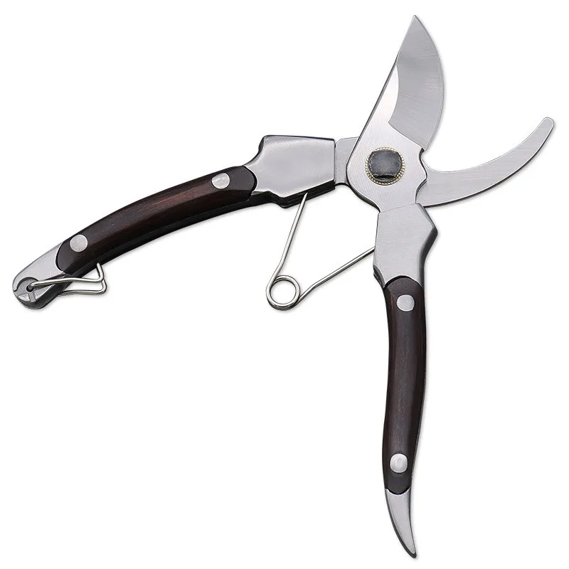 

Stainless Steel Scissors Handle Scissors Sharp Plastic Handle Shears Secateurs Pruning Shears for Soil Loosening