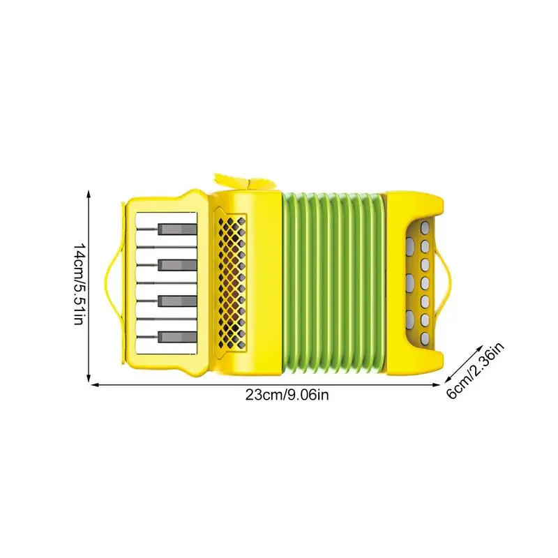 cartoon Kids Accordion Mini Toy Musical Instruments Kids Musical Instrument Educational Gifts Children Toddlers Beginners