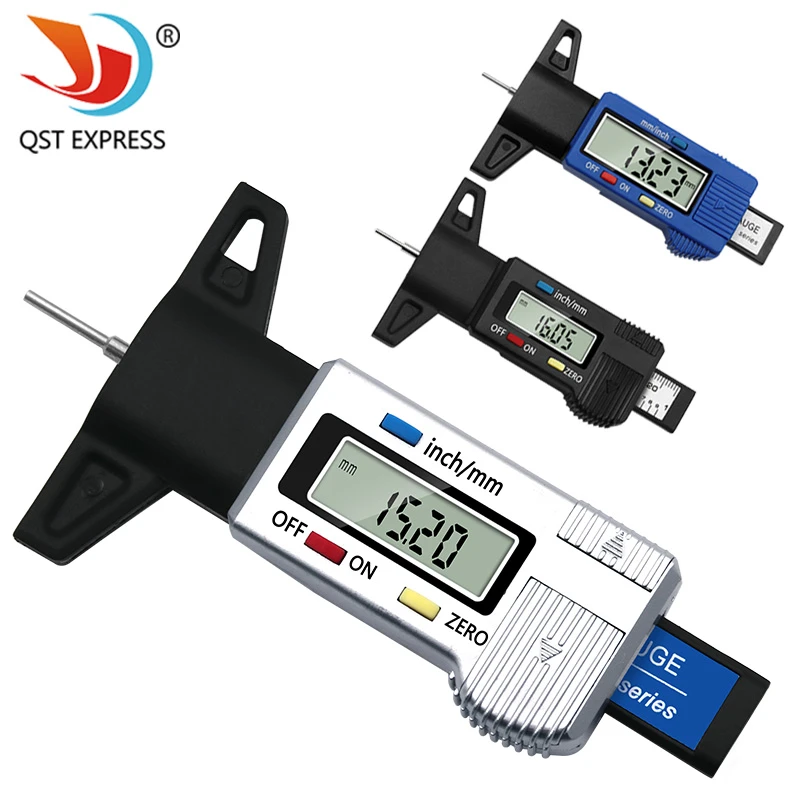Digital Tread Depth Gauge For Car Tyre Tire Meter Thickness Gauges