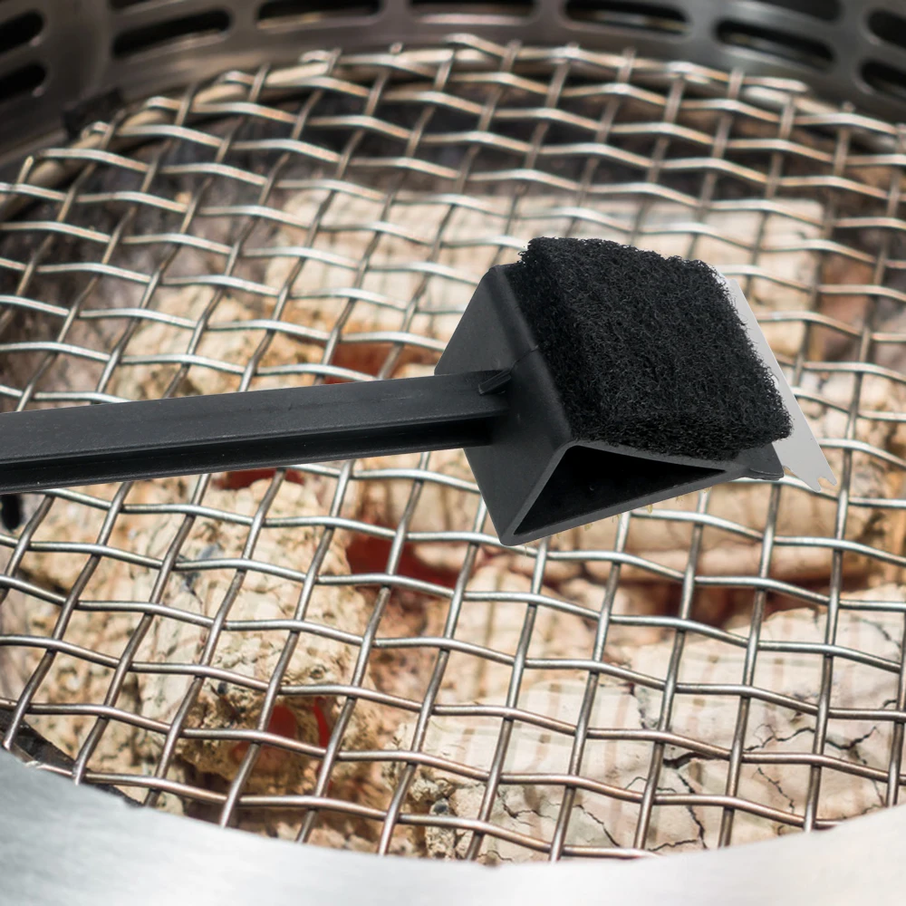 Barbecue Cleaning Tools 3 in 1 Corner Copper Wire Brush BBQ Tool Barbecue Grill Oven Cleaning