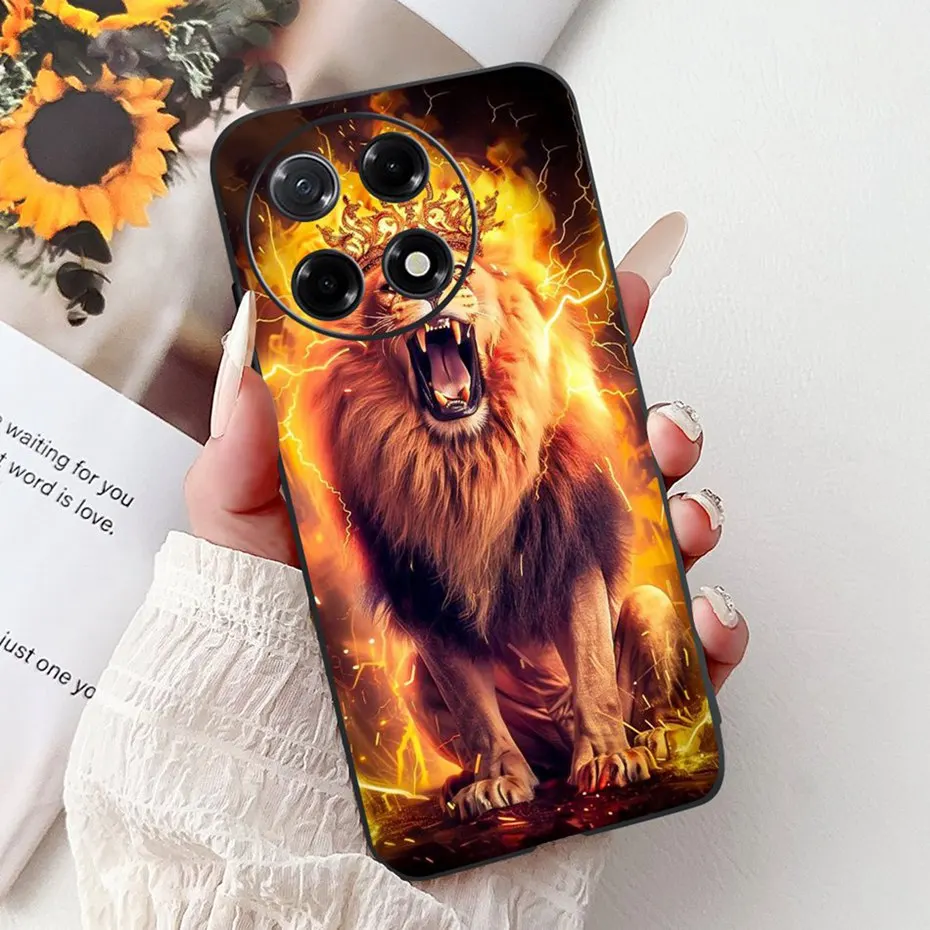 Sleek Black Silicon Soft TPU Phone Case - Modern Design Back Cover