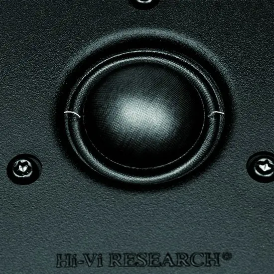 1 Pieces Original HiVi Q1R/Q2R Black Fabric Dome Tweeter Speaker Driver Unit Magnetism Shielded 6ohm/15W RMS D116mm