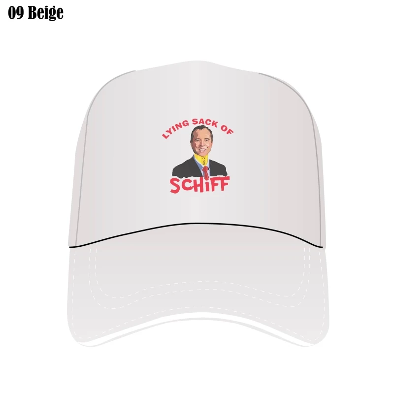 

Lying Sack Of Schiff!! Funny Cool Ivory Men Custom Hat One Sizebill Hats1579