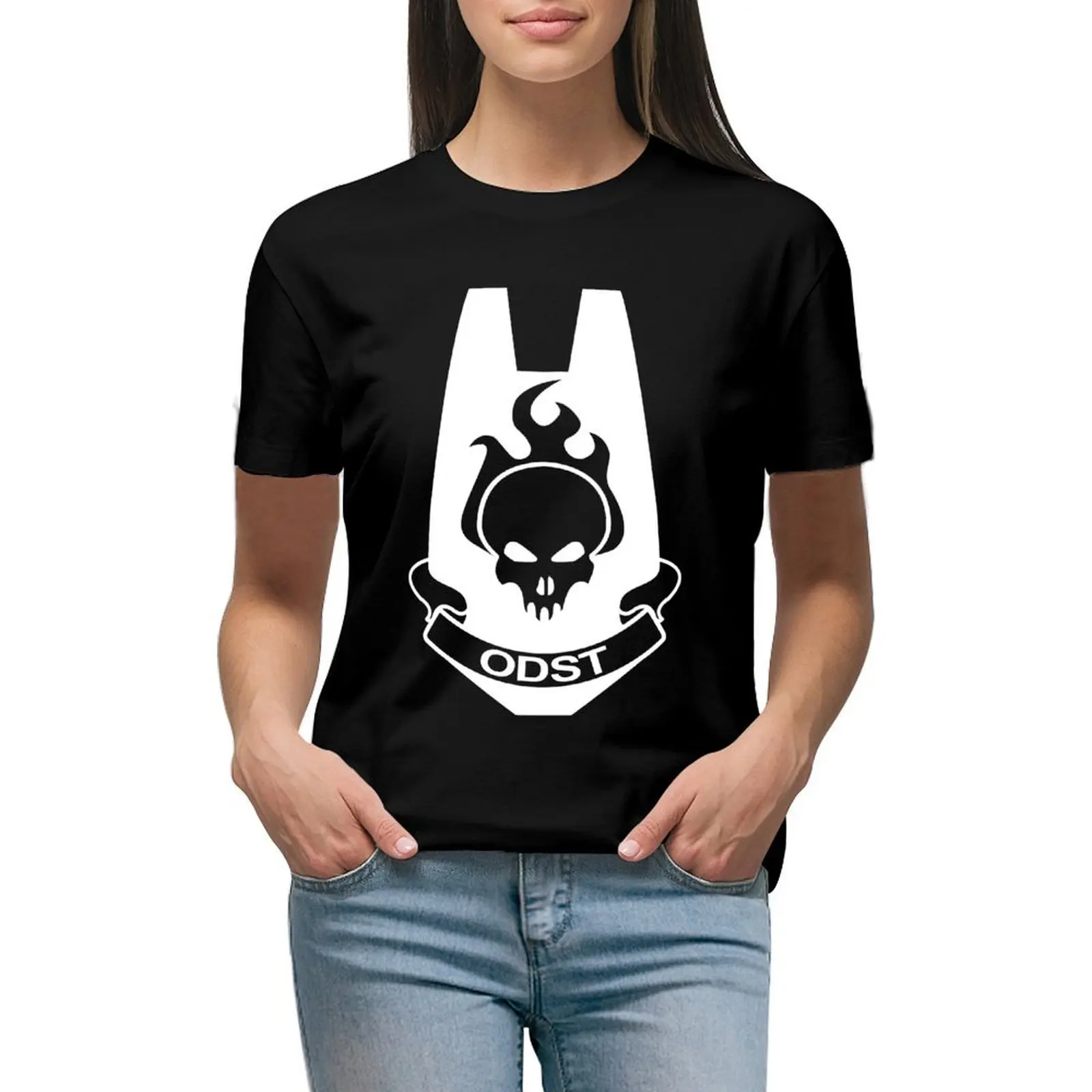 

ODST Classic T-shirt summer tops animal print shirt for girls rock and roll t shirts for Women
