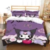 Cute Kuromi Bedding Sets Melody Comforter Bed Cover Duvet Cover Pillow Case 2-3 Pieces Sets Single/Double/Queen/King Size 2