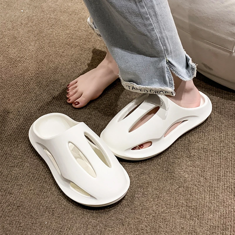 Women Summer Slippers Sandals Platform Clogs Thick EVA Bathroom Non ...