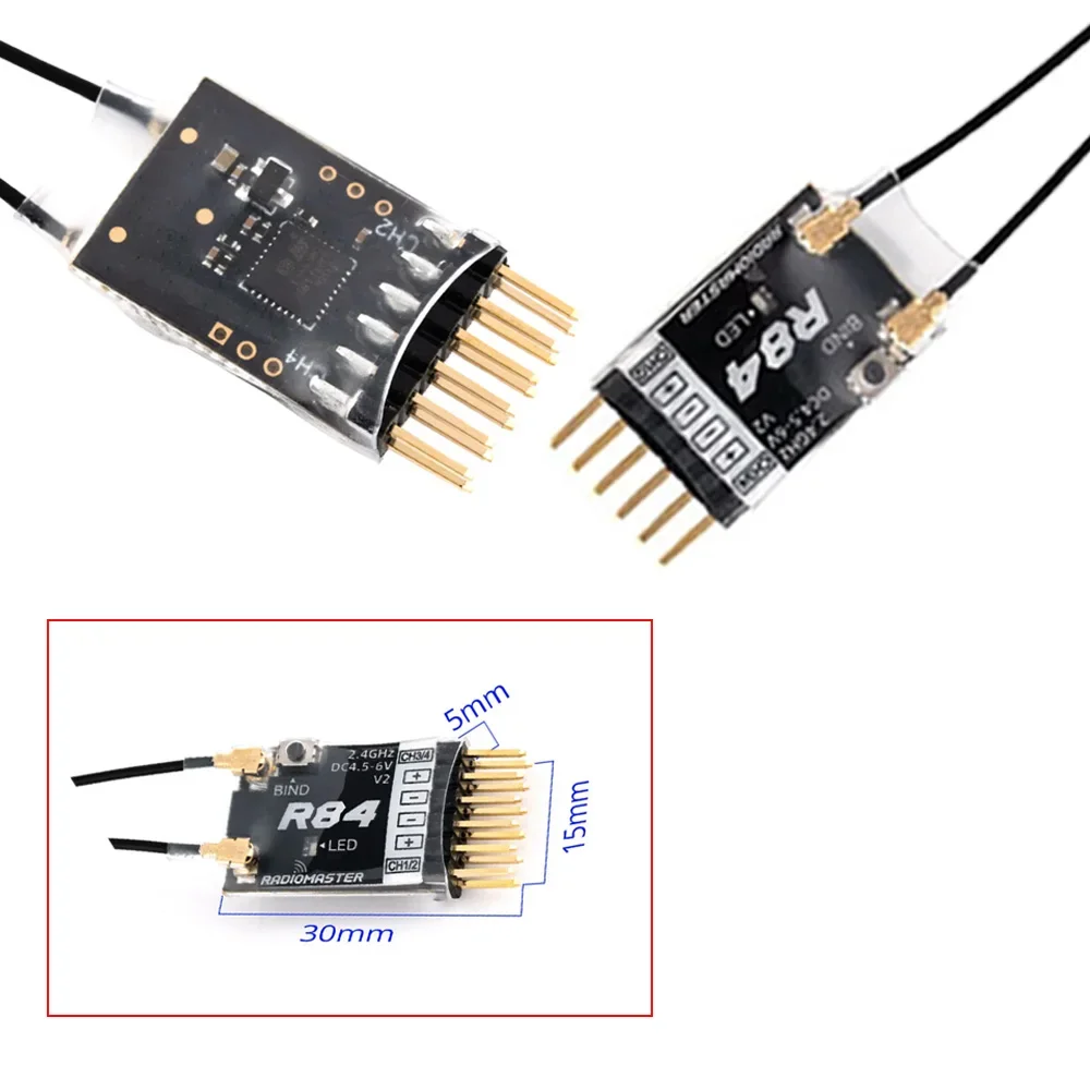 Récepteur RC R81 R84 R86 R88 pour Voiture Drone Bateau - 2.4GHz