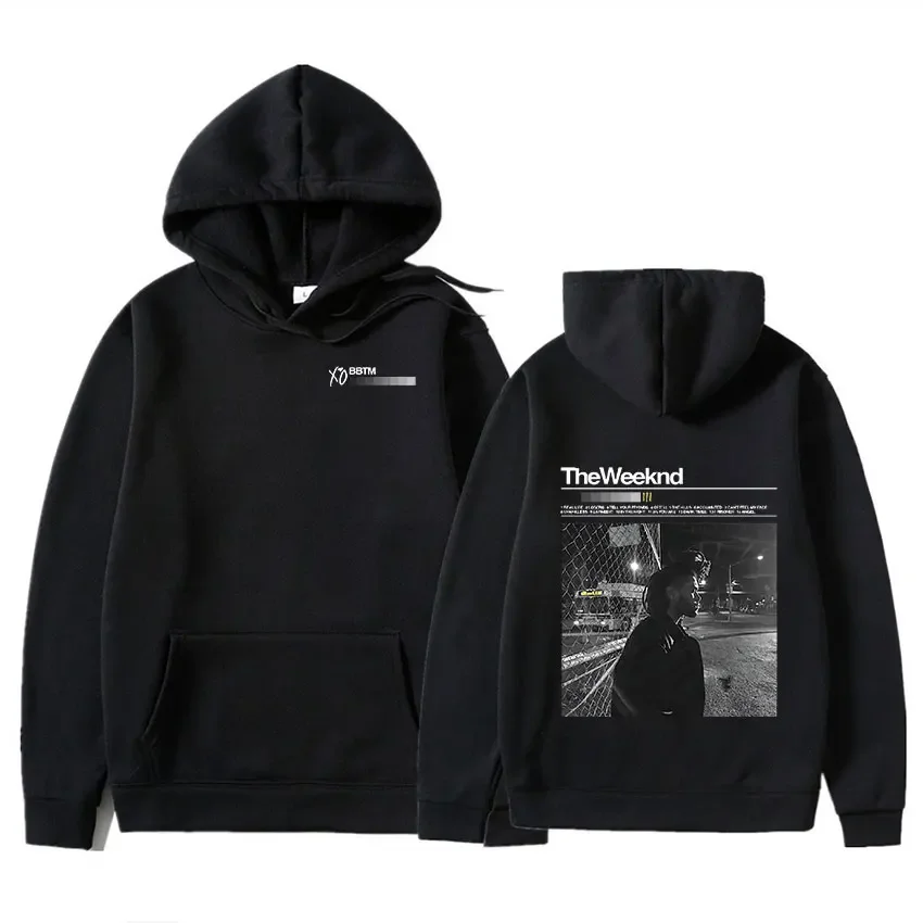 Retro The Weeknd Graphic Hoody After Hours Til Dawn Print Oversized Sweatshirt Women Hip Hop Rock Hoodies Gothic Streetwear 4
