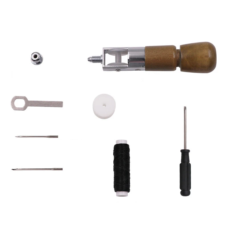 Macchina Da Cucire A Mano Fai-Da-Te Filo Cerato Per Strumento Da Cucire In Pelle In Pelle Bordo Artigianale In Pelle Cuciture Strisce Per Cintura Stru