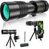 Zoom 10-300x30 Portable High Power Monocular Telescope with Tripod&Phone Holder for Bird Watching 1