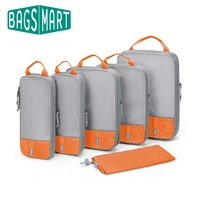 BAGSMART Compression Packing Cubes for Travel - 6/4/2 Set Lightweight Durable Luggage Organizer Bags Travel Essentials
