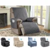 LANMOLIFE Waterproof Recliner Cover Single Recliner With Pockets Non-Slip Covers Machine Washable Furniture Covers Pet Children 6