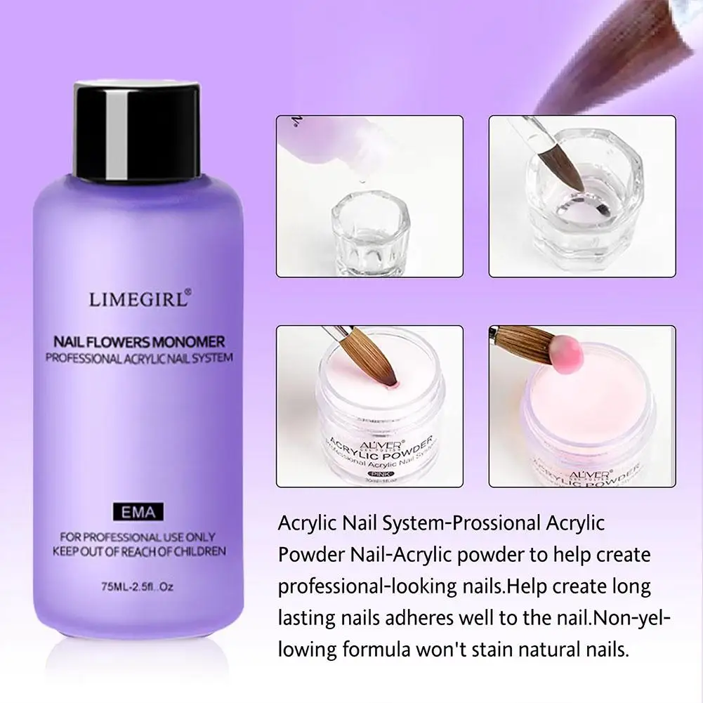 40ml Nail Cleansing Liquid Quick Dry Water Cleaning Liquid Monomer Crystal for Nails Art DIY Acrylic Powder Liquid Manicure 3