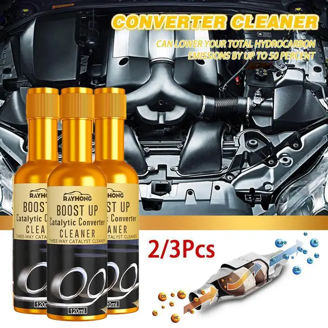 3pcs/set Car Engine Catalyst Converter Cleaners Automobile Engine CSV Cleaning Accelerators Catalysts Easy To Clean 1