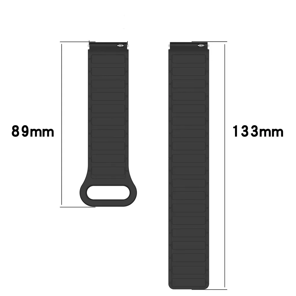 Magnetic Silicone Strap Wristband