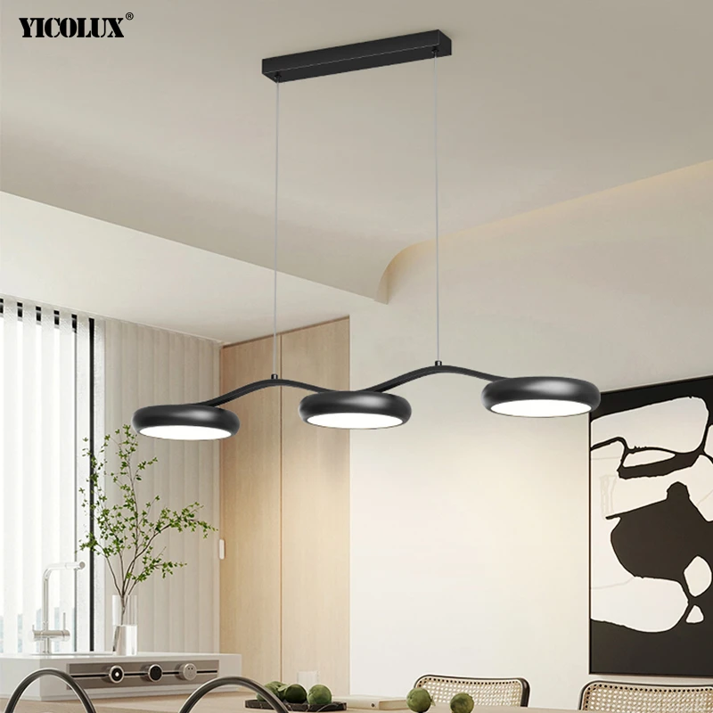 

Restaurant Pendant Light 2024 New Creative Modern Three Head Designer Office Dining Table Bar Counter Hanging Lamp Home Decor