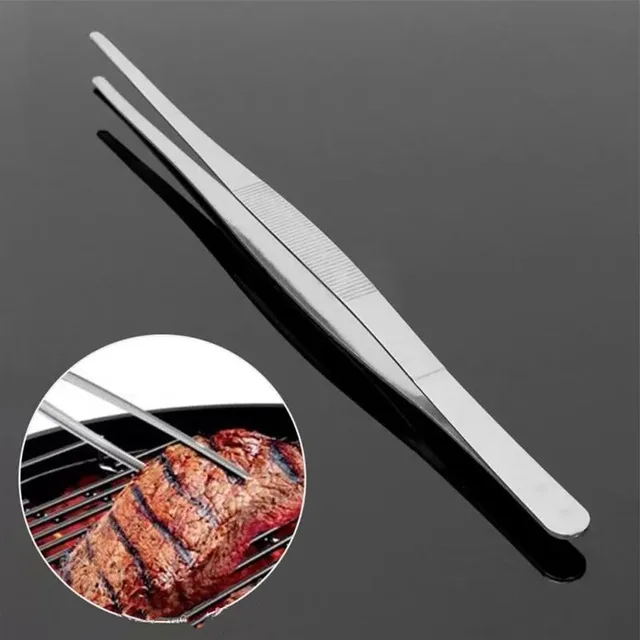 Barbecue Food Tongs Nem Csúszás Főző Klip Rozsdamentes Acél Churrasco Csipeszek Clip Svédasztalos Étterem Szerszámok Konyhai Kiegészítők - Image 4