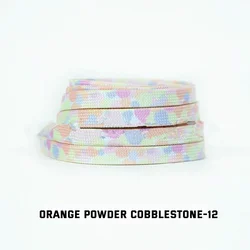 Vibrant Dazzling Blue Gradient Tie - Dye Shoelaces - 160cm (Orange yellow pink)