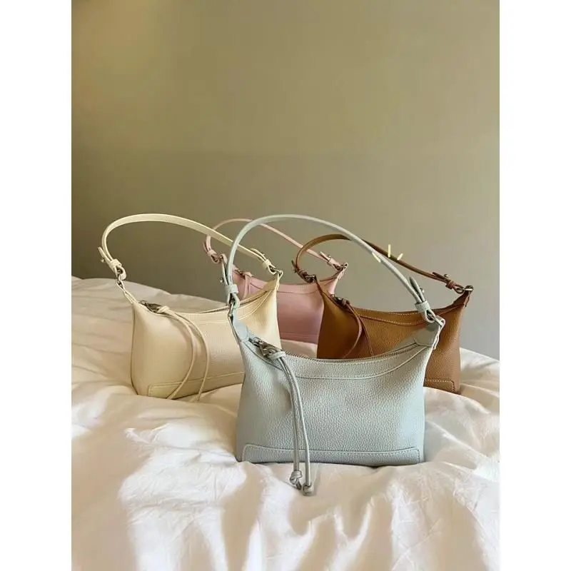 JIAERDI High Street Blue Underarm Bag Y2k Hot Girls Pu Leather Hobos Bag Handbag Female Harajuku Aesthetic Shoulder Bags 2025