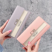 

Long Women's Wallet Female Purses Ladies Coin Purse Card Holder Wallets Pu Leather Clutch Money Bag Purses Card Holder Carteira