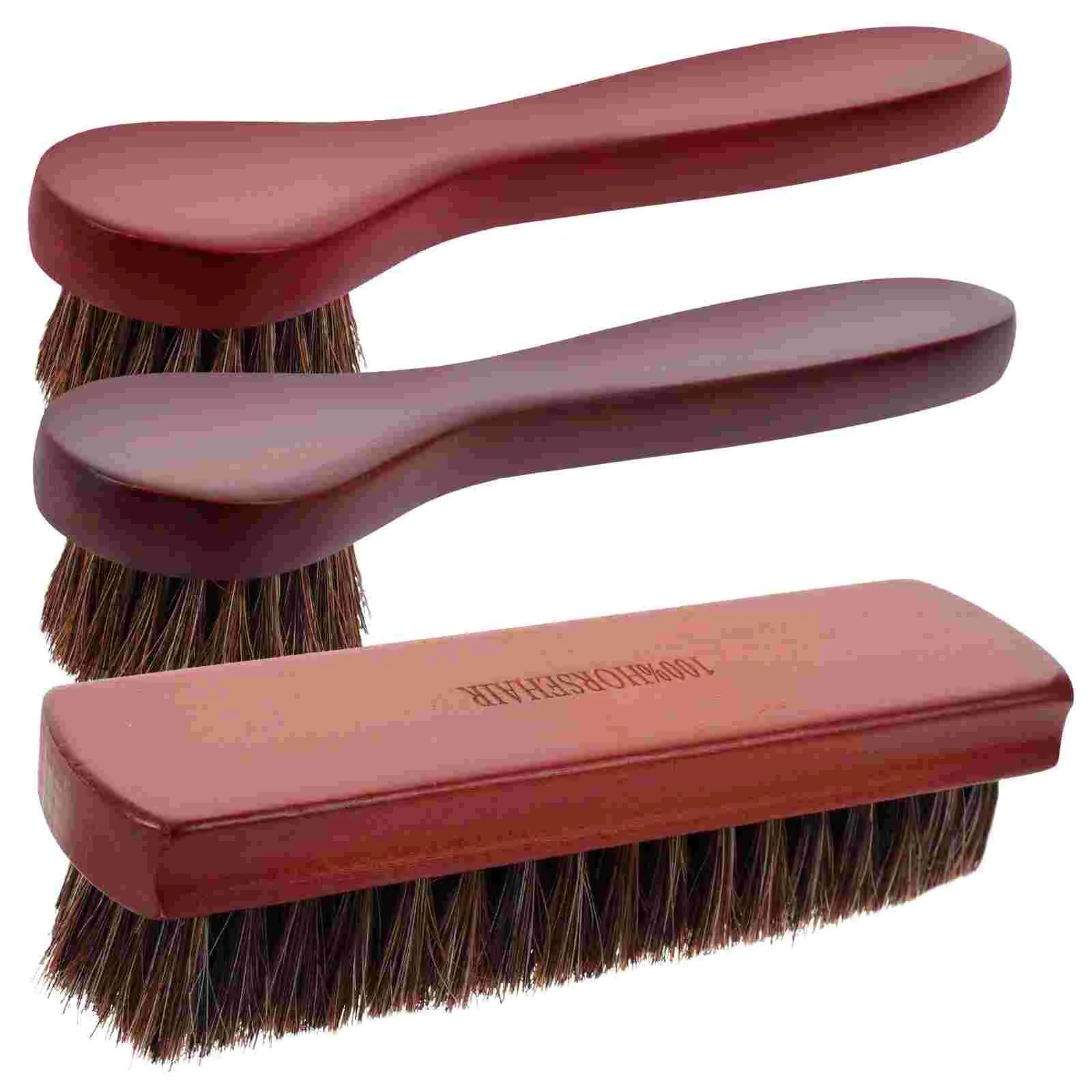 

3pcs Horsehair Shoes Boot Cleaning Furniture Seat