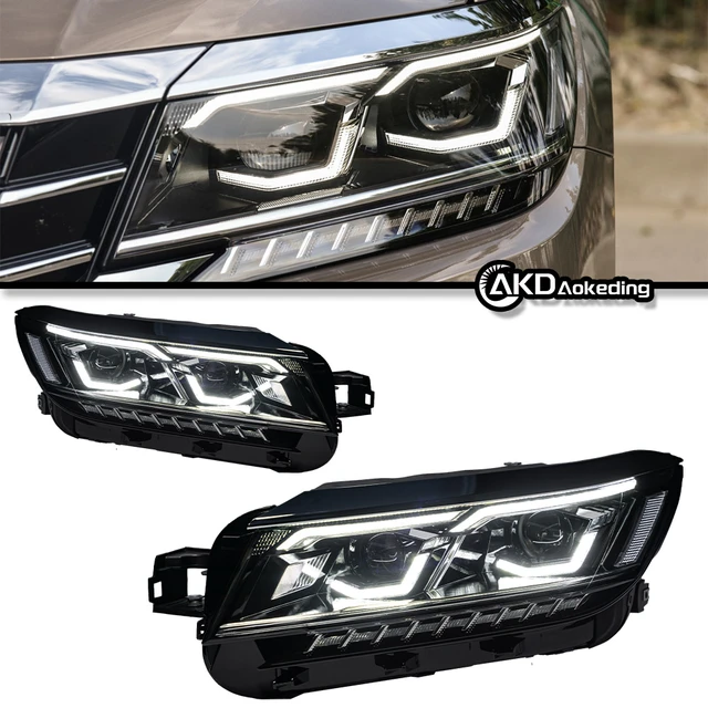 Headlight For Passat B8.5 US-Spec 2019-2021 Head Lights Style Replacement  DRL Daytime lights retrofit Projector Facelift