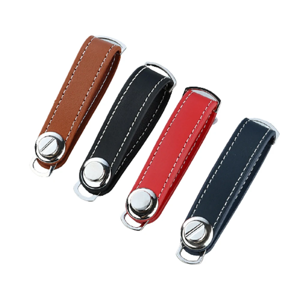Car Key Pouch Bag Key Holder Organizer Fashion Leather Keychain Case Protection