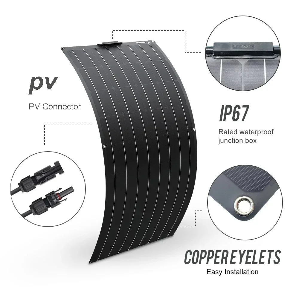 1KW to 3KW Flexible Solar Panels Kits 2