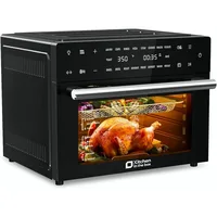 32 QT Extra Large Toaster Oven Air Fryer Combo, 18-in-1 Convection Toaster Oven Countertop with Baking, Dehydrate 1
