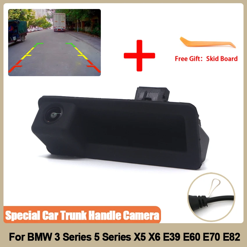 

HD CCD Night Vision Waterproof Car Reverse Backup Trunk Handle Camera For BMW 3 Series 5 Series X5 X6 E39 E60 E70 E82 Wide Angle