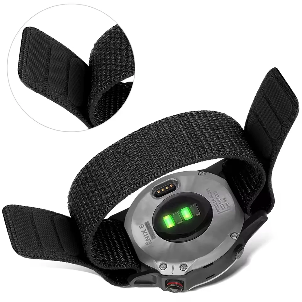 Ultra-Slim Feather-Light Nylon Loop Strap, QuickFit Design (22mm & 26mm)