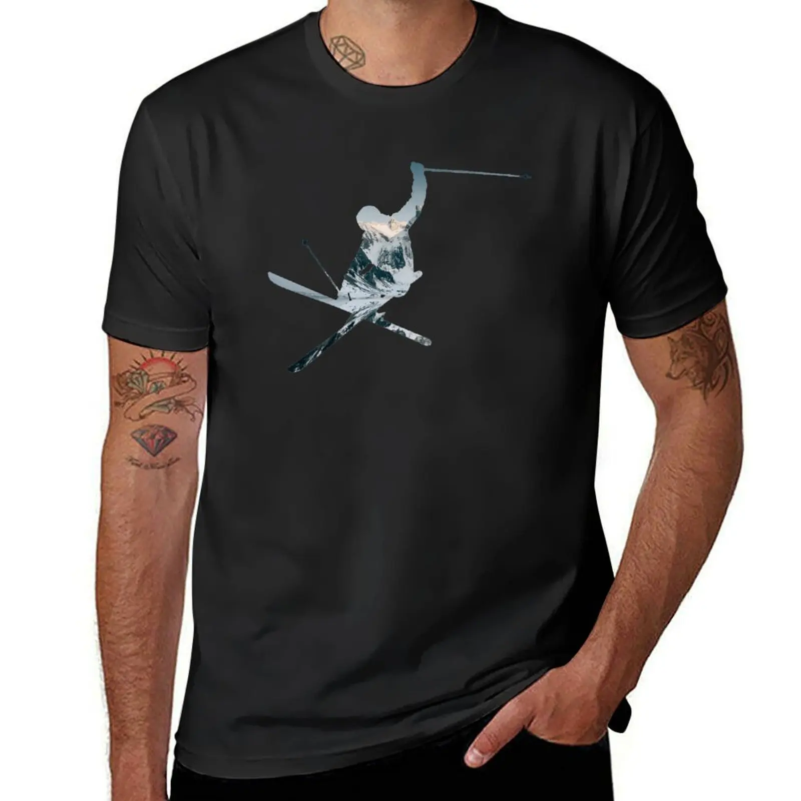 

Ski MTN T-shirt sports fans customizeds t shirts for men