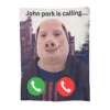 John Pork Is Calling Blankets Soft Warm Flannel Throw Blanket Cover for Bed Living room Picnic Travel Home Couch 2