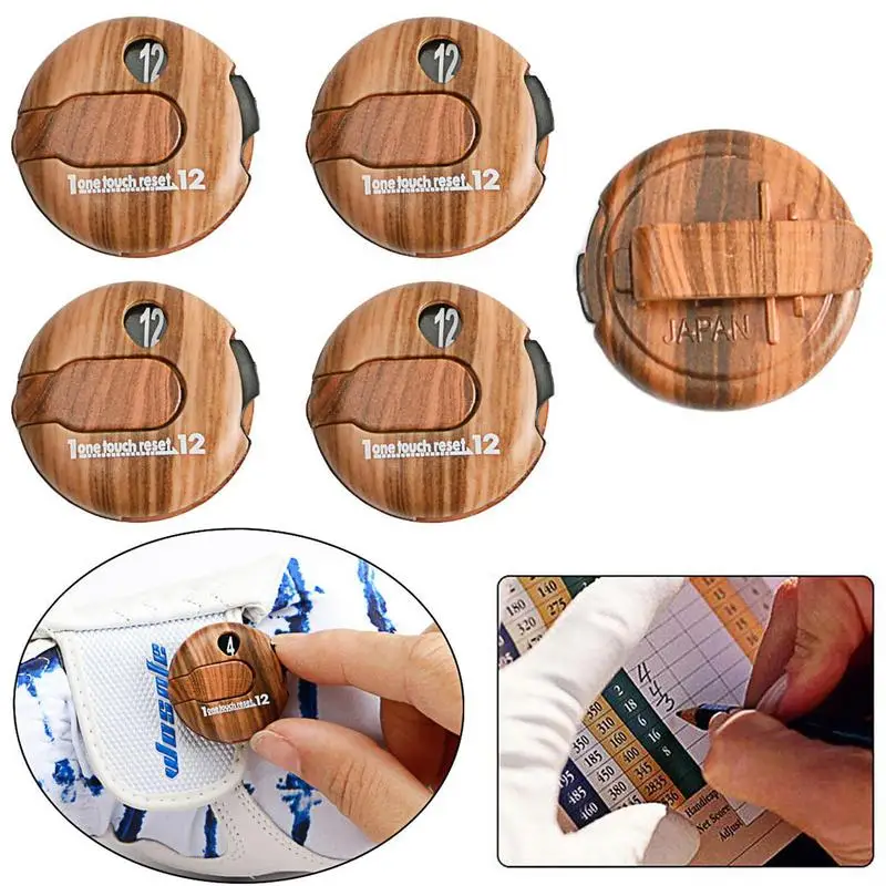 Golf Stroke Counter Mini Golf Stroke Counter With A Clip Golf Shot Counter Elegant Score CounterTouch Restores To 0 Hits 5