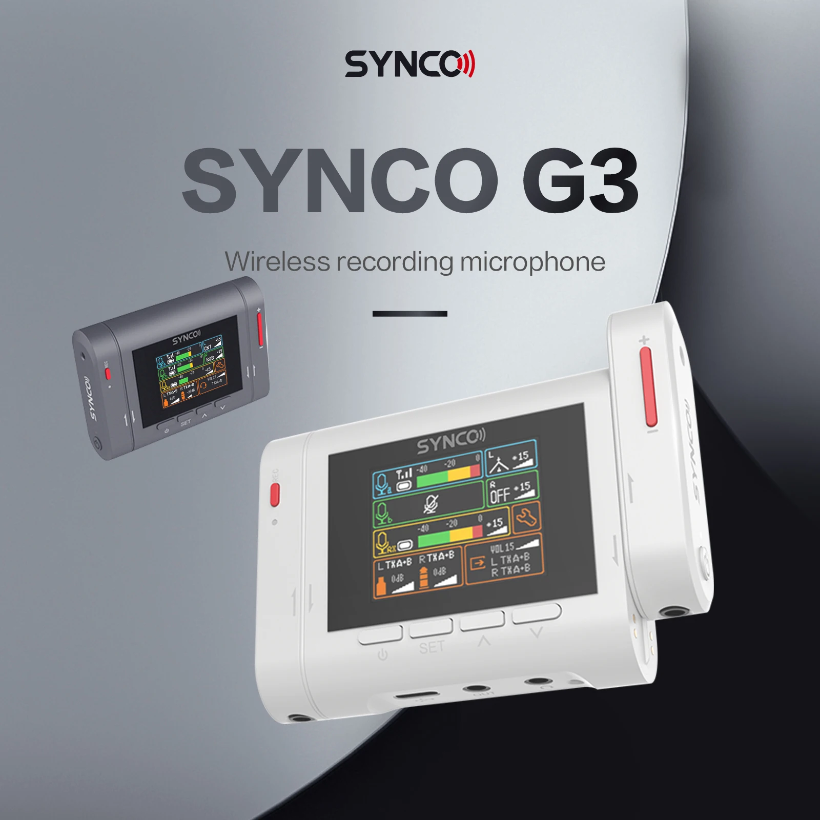 

Synco G3 Wireless Lavalier Recording Microphone All in One System Audio Video Recording Mic