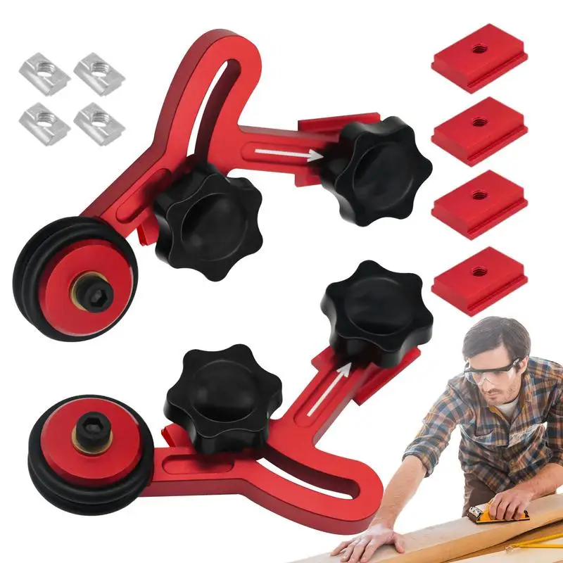 Featherboards For Table Saw High Strength Pressing Feeding Guide Precision Bearing Roller Featherboards For Table Saw