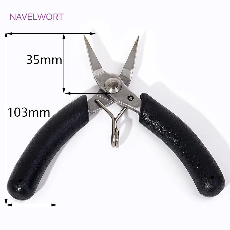 Jewelry Pliers Tools Needlework Wire Cutting Pliers Stainless Round Nose Pliers For DIY Handmade Beading Jewelry Making Tool