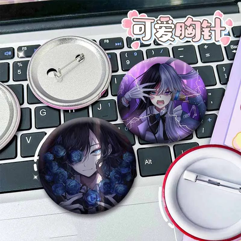 Amazon | Ado ピンズ バッジ 青い薔薇 | バッジ | おもちゃ