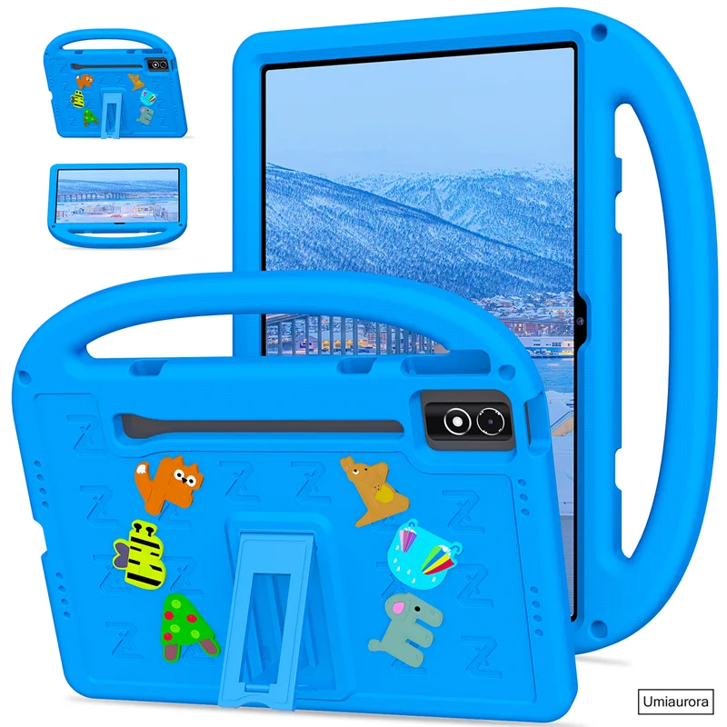 Kids Shockproof EVA Handle Stand Tablet Case