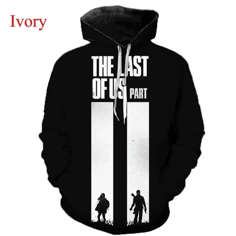 thumbnail image 1 of Sudadera con capucha con estampado 3D de The Last Of Us Part II para hombre y mujer, estilo hip hop, informal, de gran tamaño, 1 of 5