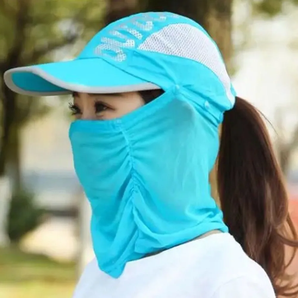 

Neck Protection Neck Protection Sun Cap UV Protection Removable Wide Brim Hat Quick Drying Cool Face Shield Cap Outdoor Sports
