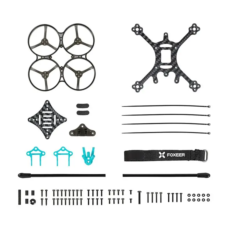 

Foxeer Foxwhoop 25 104mm T700 Carbon Fiber Unbreakable Cinewhoop Frame for Vista HDzero Analog FPV 2.5inch Freestyle Drone