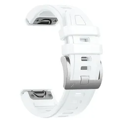 Elegant 20mm Silicone Wristband Bracelet Replacement - Quickfit 20mm (12 W S)