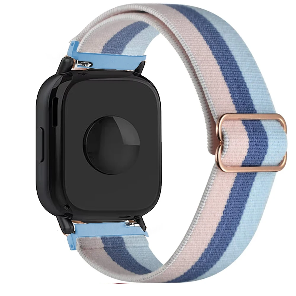Versatile Nylon Elastic Watch Strap - 20/22mm (Black)