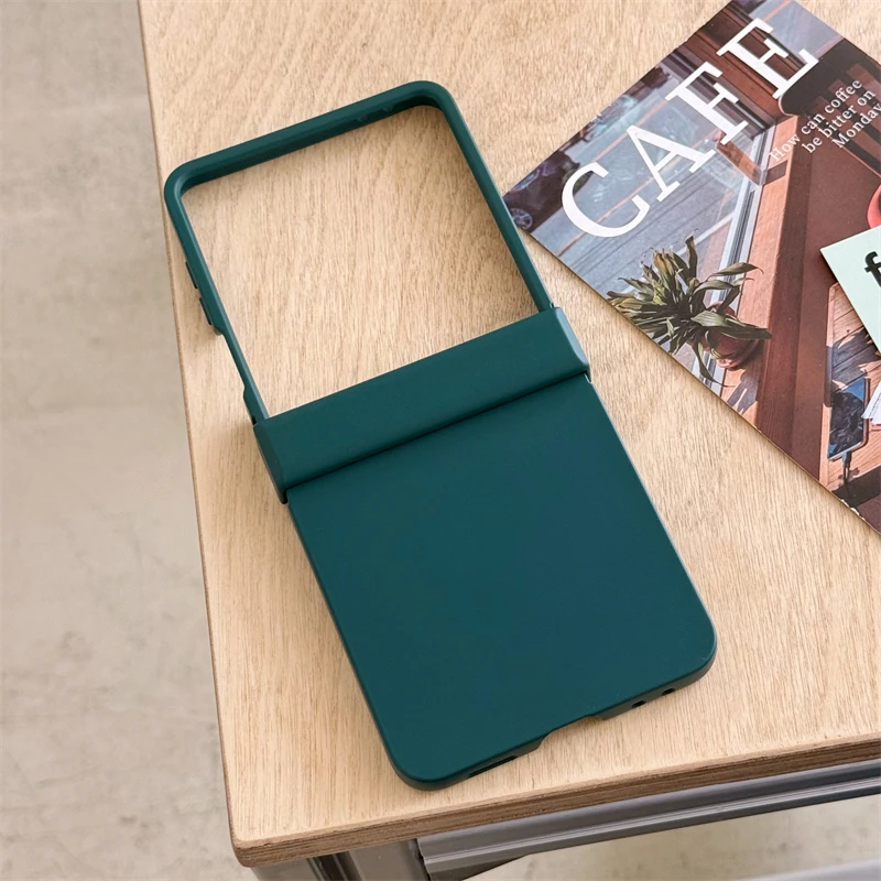 Ultra Thin Candy Color Hard PC Matte Phone Case with Hinge Protection & Shockproof Cover