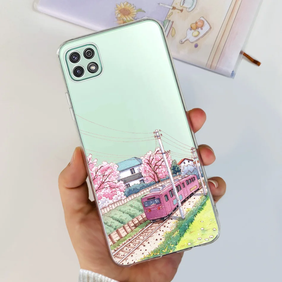 Stylish Transparent TPU Soft Silicone Phone Case